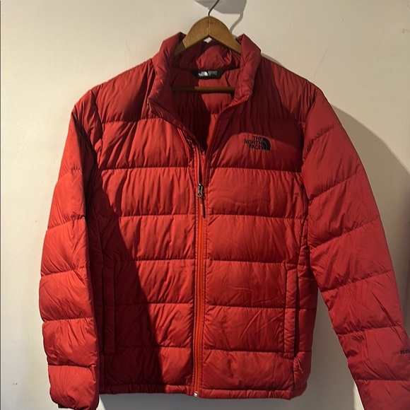 The North Face Orange Down Parka - Picture 1 of 7